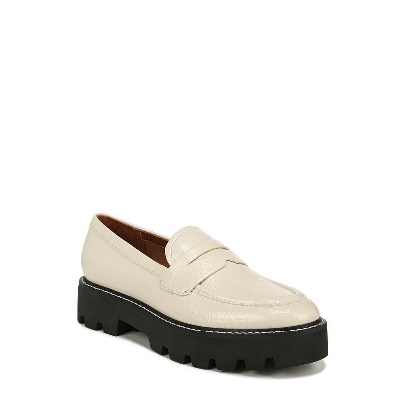 Franco Sarto Womens Balin Lug Sole Chunky Loafer, Putty, 7.5 - Image 1